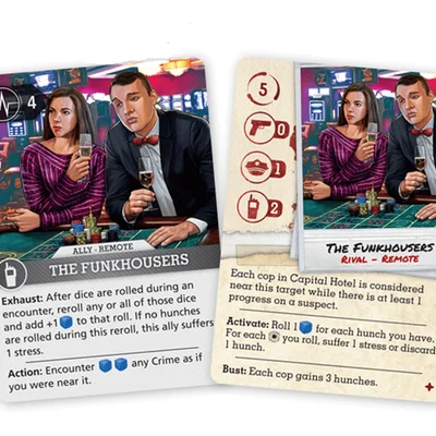 Brook City: The Funkhousers Promo Card