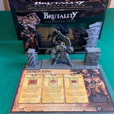 Brutality Character Pack: Rong'oth, Demon King, Spiked wall & Limestone wall ruins