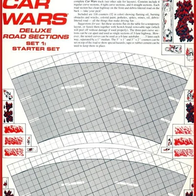Car Wars Deluxe Road Sections Set 1: Starter Set