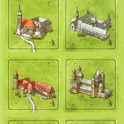Carcassonne: Klöster in Deutschland