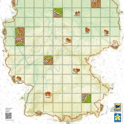 Carcassonne Maps: Deutschland