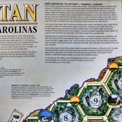 Catan Geographies: The Carolinas