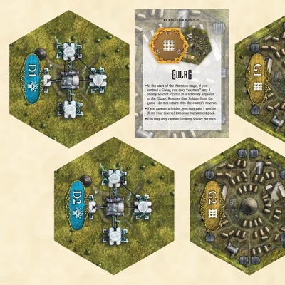 Clockwork Wars: Gulag & Dynamo Bonus Tiles
