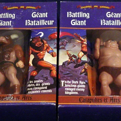 Crossbows and Catapults Battling Giants: Cyclops and Minotaur