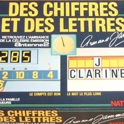 Des chiffres et des lettres