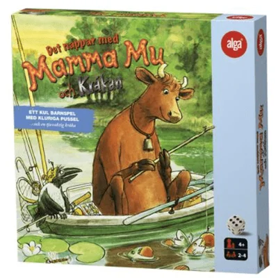 Det nappar med Mamma Mu och Kråkan