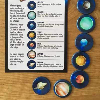 Dice Stars: Planets