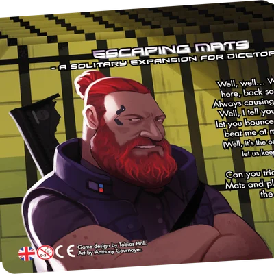 Dicetopia: Escaping Mats solo expansion