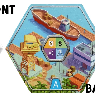 Dinosaur World: The Dice Tower Attraction Tile