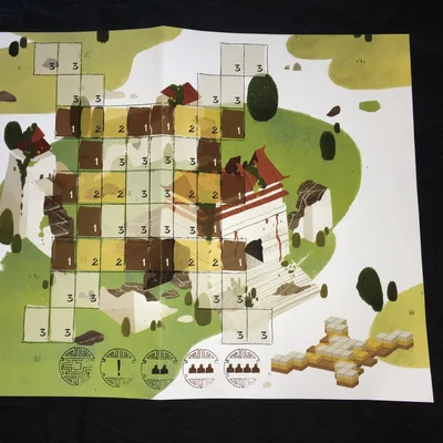 Dragon Castle: Spielbox 02/18 Promo Boards