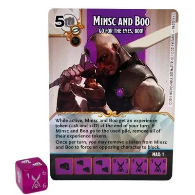 Dungeons & Dragons Dice Masters: Battle for Faerûn – Minsc and Boo Promo Card
