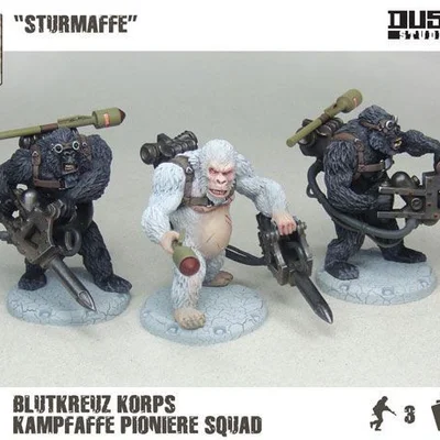 Dust Tactics: Blutkreuz Pioniere Squad – "Sturmaffe"