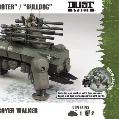 Dust Tactics: Heavy Destroyer Walker – "The Six Shooter" / "Bulldog"