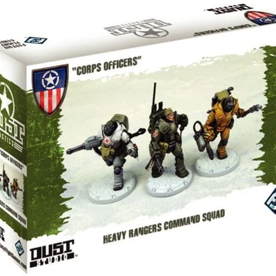 Dust Tactics: Heavy Rangers Command Squad – "Corps Officers"