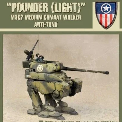 Dust Tactics: M3C2 Medium Combat Walker Anti-Tank – "Pounder (Light)"