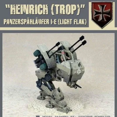 Dust Tactics: Panzerspahlaufer I-E (Light Flak) – "Henrich (Trop)"