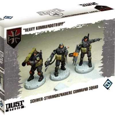 Dust Tactics: Schwer-Sturmgrenadiere Command Squad – "Heavy Kommandotrupp"