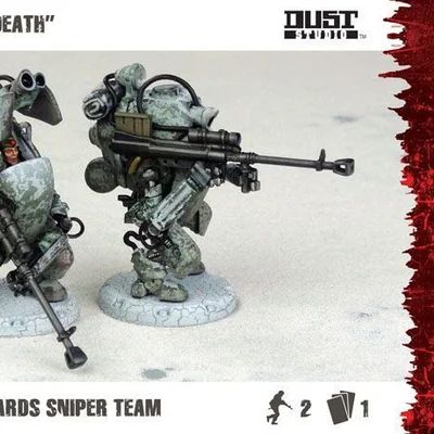 Dust Tactics: Steel Guards Sniper Team – "Silent Death"