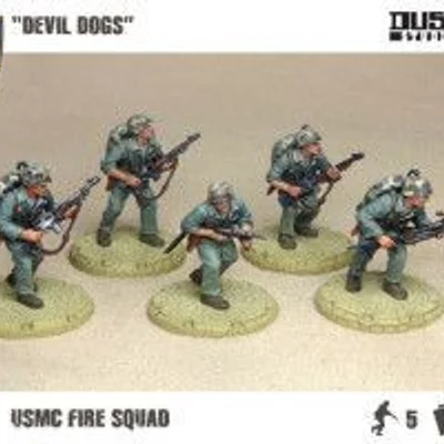 Dust Tactics: USMC Fire Squad – "Devil Dogs"