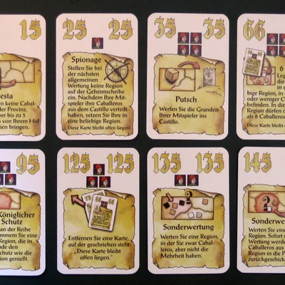 El Grande: König & Intrigant – Unverkäufliche Sonderkarten