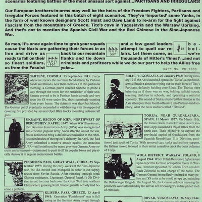 Euro-Pack VI: Partisans and Irregulars