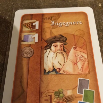 Florenza: The Card Game – Ingegnere Promo Card