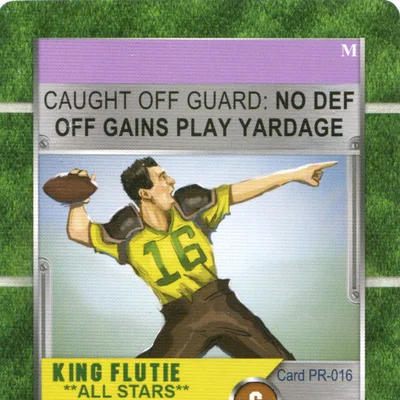 Football Highlights 2052: King Flutie Promo Card