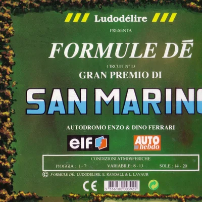 Formule Dé Circuit № 13: SAN MARINO – Autodromo Enzo & Dino Ferrari