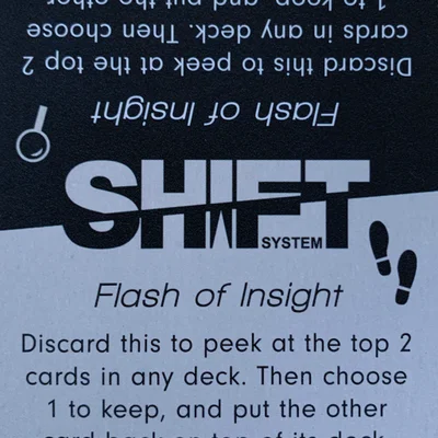 Fugitive (Second Edition): Flash of Insight Promo Card
