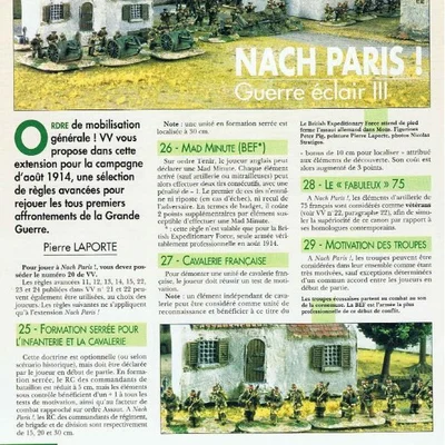 Guerre éclair III: Nach Paris !