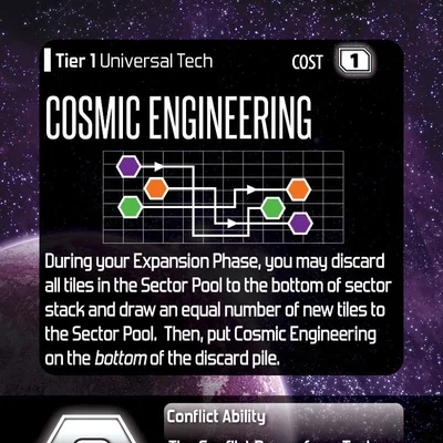 Hegemonic Promo Card: Cosmic Engineering