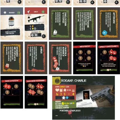 Jagged Alliance: Gra Planszowa – wspieram.to promo cards