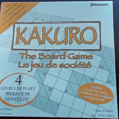 Kakuro: The Board Game
