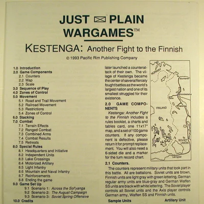 Kestenga: Another Fight to the Finnish