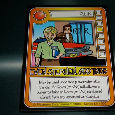 Killer Bunnies and the Quest for the Magic Carrot: Even Stephen, Odd Todd Promo Card