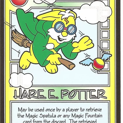 Killer Bunnies and the Quest for the Magic Carrot: Hare E. Potter Promo Card