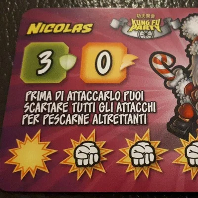 Kung Fu Party: Nicolas Promo Card