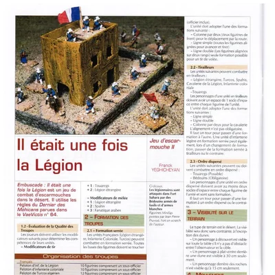 Le dernier des Mohicans: Il était une fois la Légion