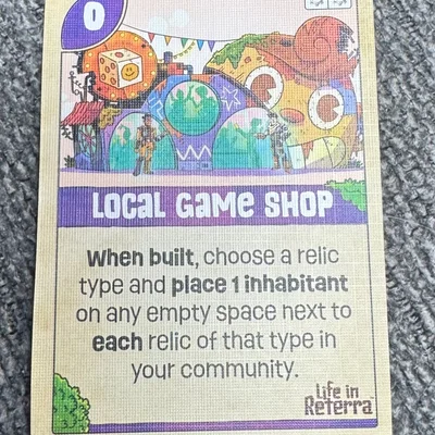 Life in Reterra: Local Game Shop Promo Card