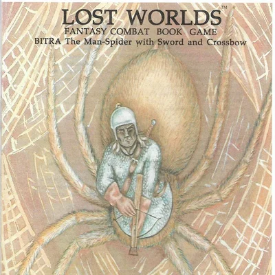 Lost Worlds: Bitra the Man-Spider with Sword and Crossbow
