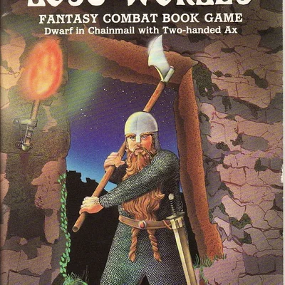 Lost Worlds: Dwarf in Chainmail with Two-handed Ax