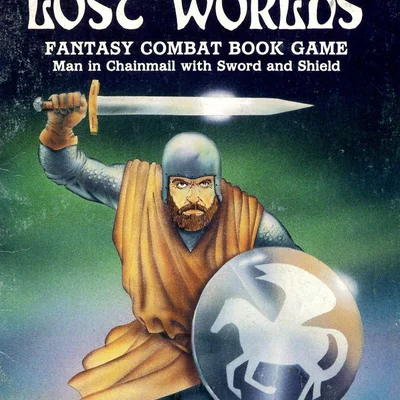 Lost Worlds: Man in Chainmail with Sword and Shield
