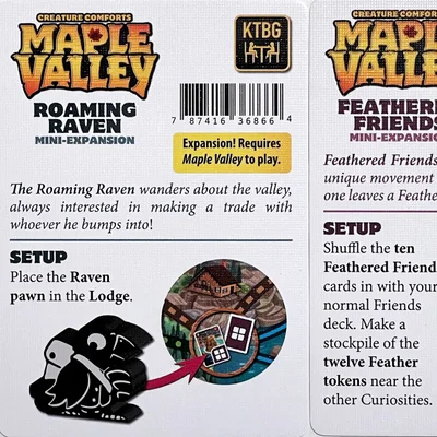 Maple Valley: Roaming Raven and Feathered Friends Mini-Expansions