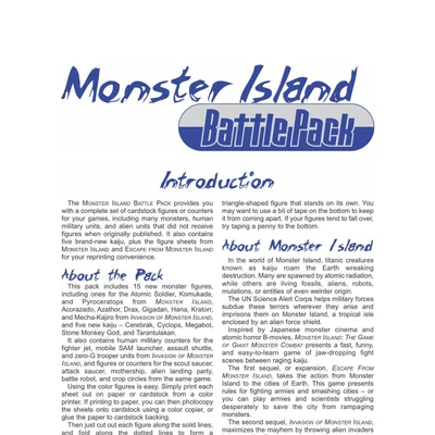 Monster Island Battle Pack
