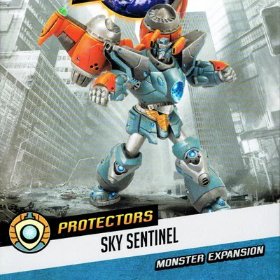 Monsterpocalypse Miniatures Game: Protectors G.U.A.R.D. Monster – Sky Sentinel