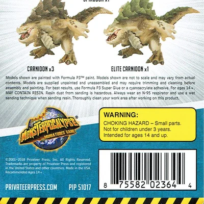 Monsterpocalypse Miniatures Game: Protectors Terrasaurs Unit Expansion 1