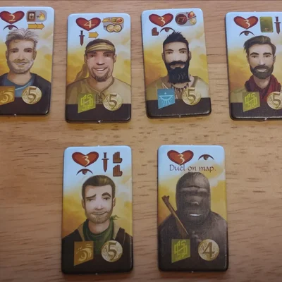 Near and Far / Above and Below / Islebound: Secret Cabal Character Tiles