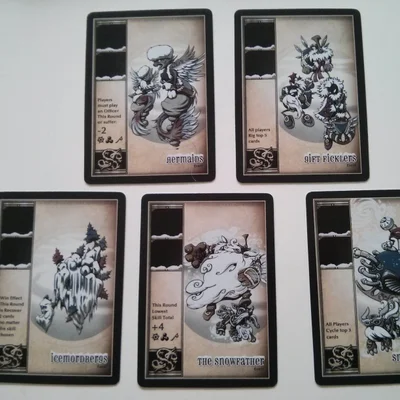 Oddball Aeronauts: Snowtide Event Cards