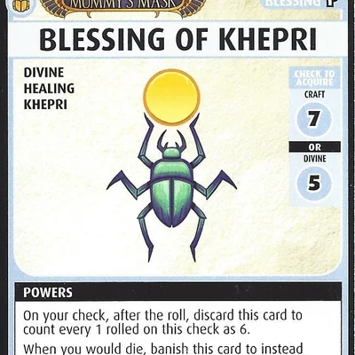Pathfinder Adventure Card Game: Mummy's Mask – "Blessing of Khepri" Promo Card
