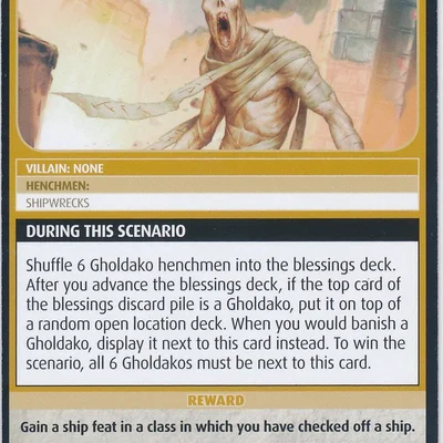 Pathfinder Adventure Card Game: Skull & Shackles – "The Land of the Blind" Promo Card